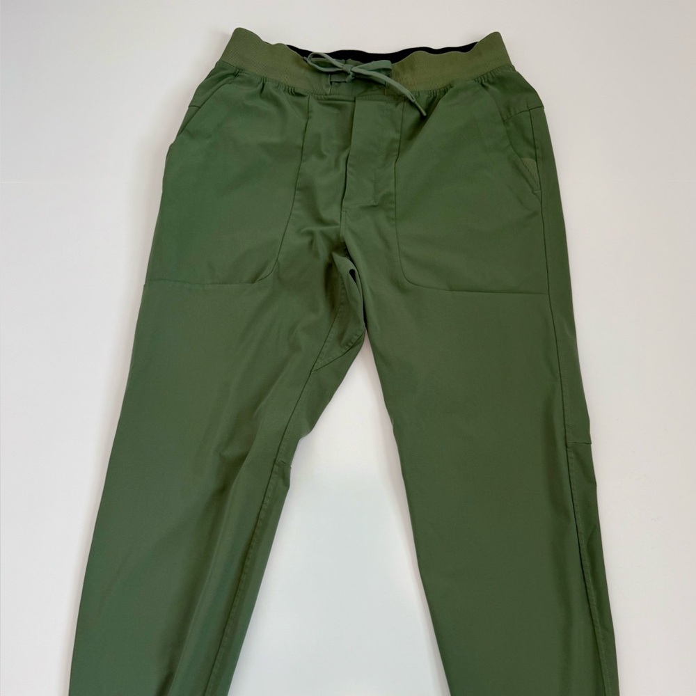 Men’s Lulemon ABC Joggers Green Sz Medium